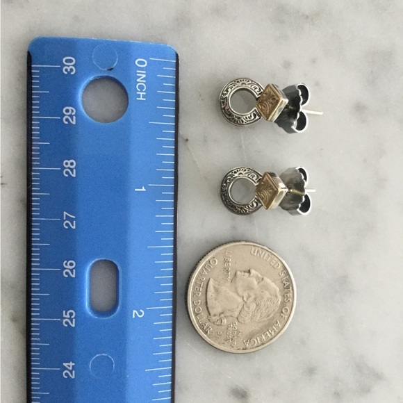 Konstantino Earrings, Sterling Silver and 18k Gold, studs - Picture 7 of 7